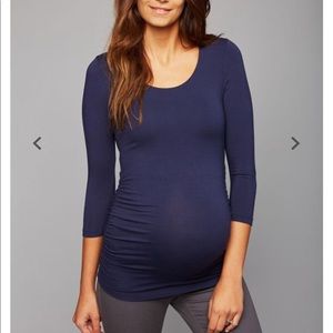 A Pea in the Pod Side Ruched Maternity Sweater